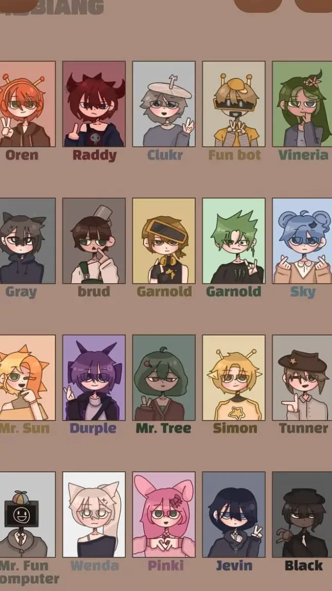 ai character: SPRUNKI 🌛⭐ background