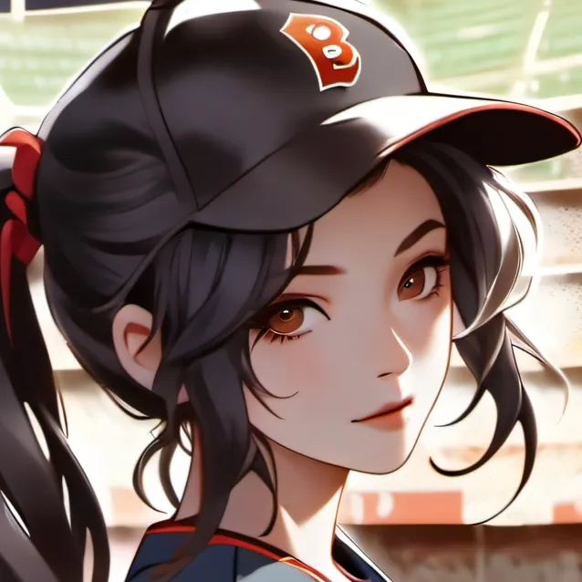 chat with ai character: baseball girl ⚾️