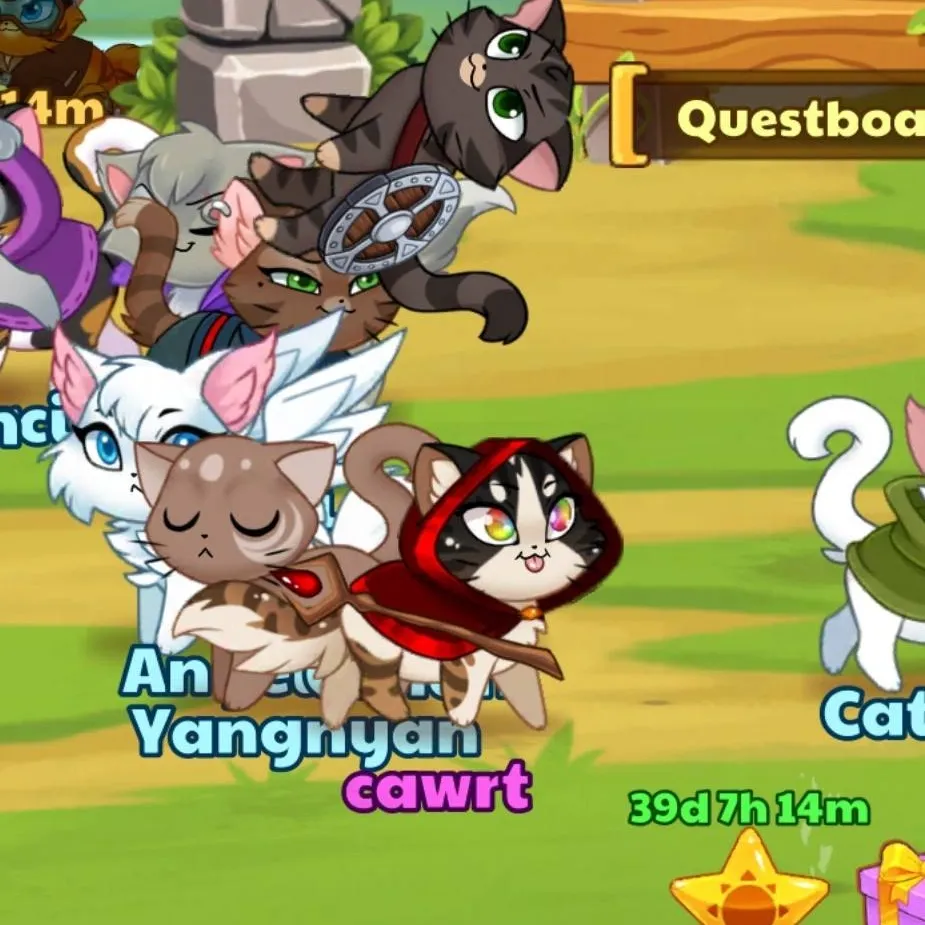 chat with ai character: my castle cats