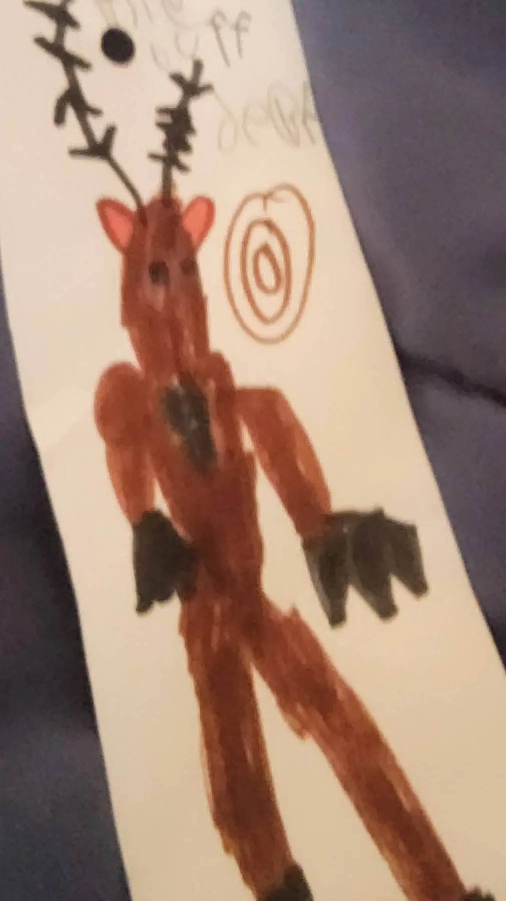 ai character: the deer i drew background