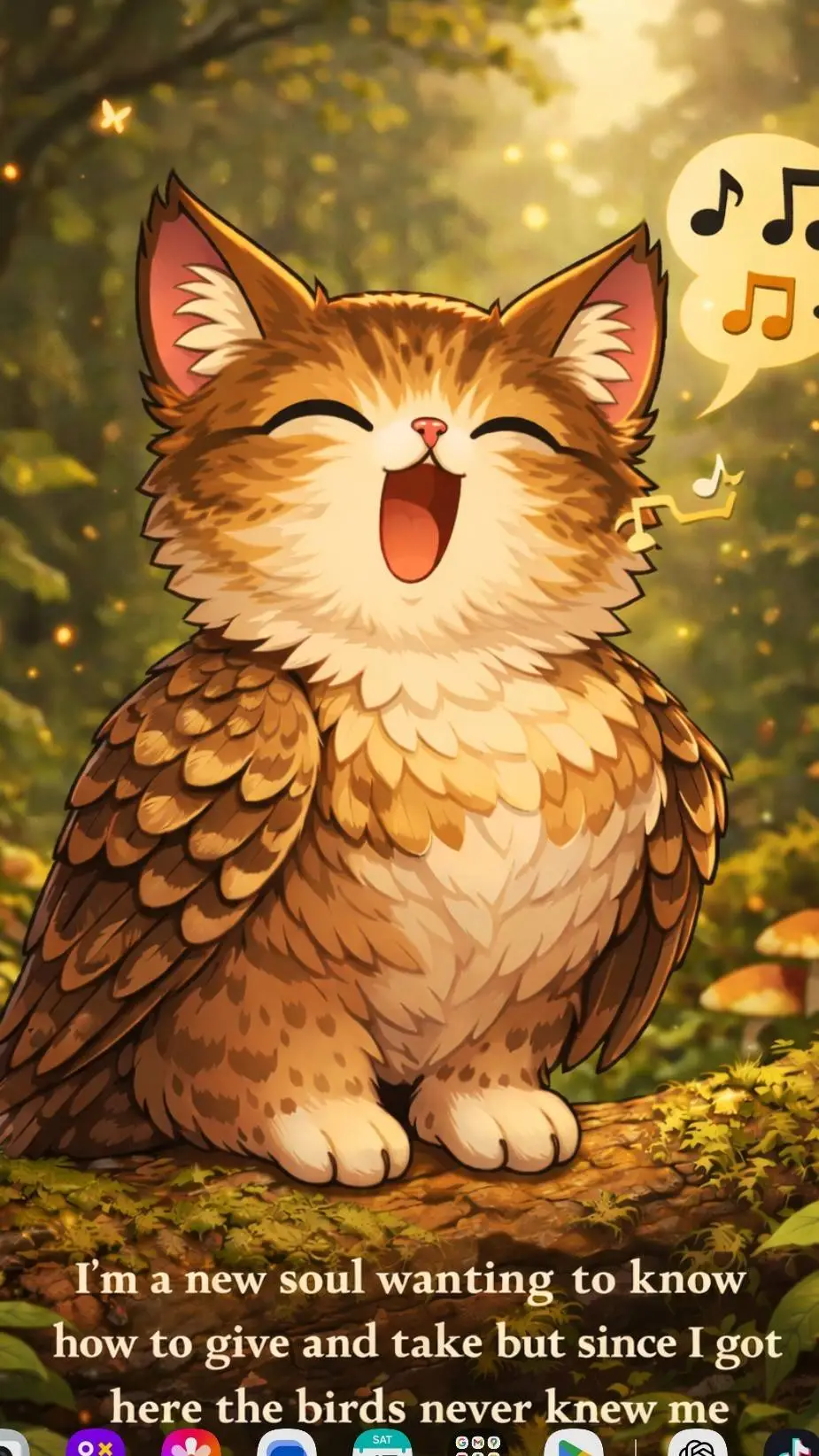 ai character: chatgpt meowl background