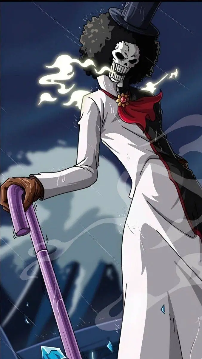 ai character: Brook (Soul King) background