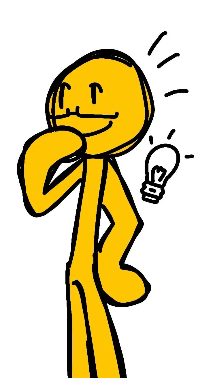 ai character: Yellow  background