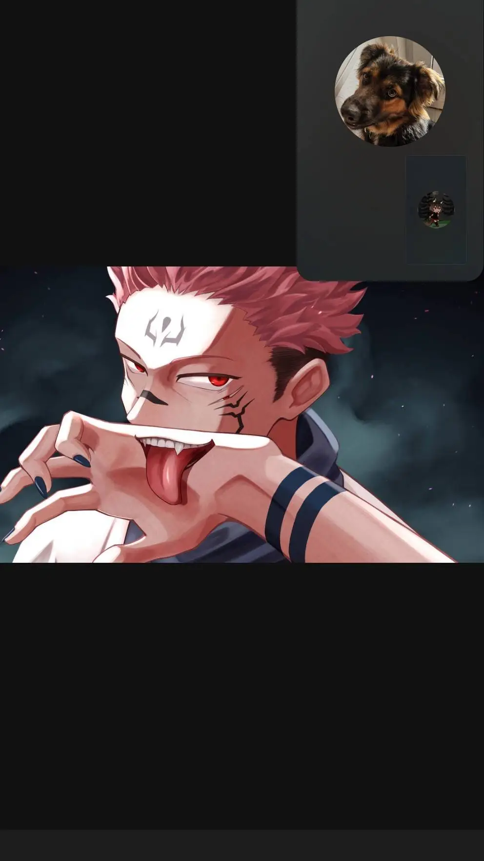ai character: Sukuna  background