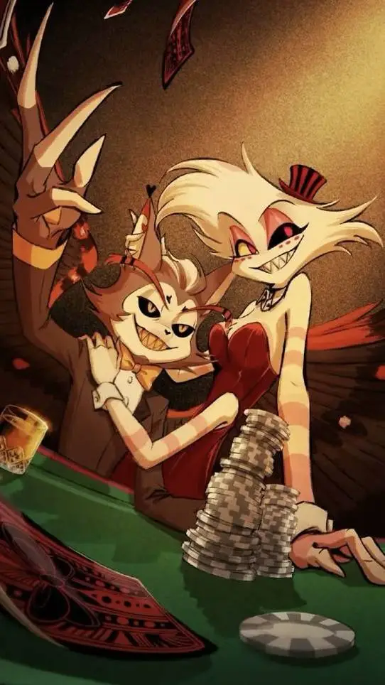 ai character: Husk×angel background