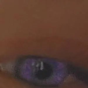 chat with ai character: Purple eyed girl