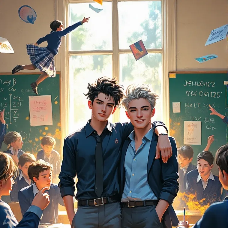 chat with ai character: new school
