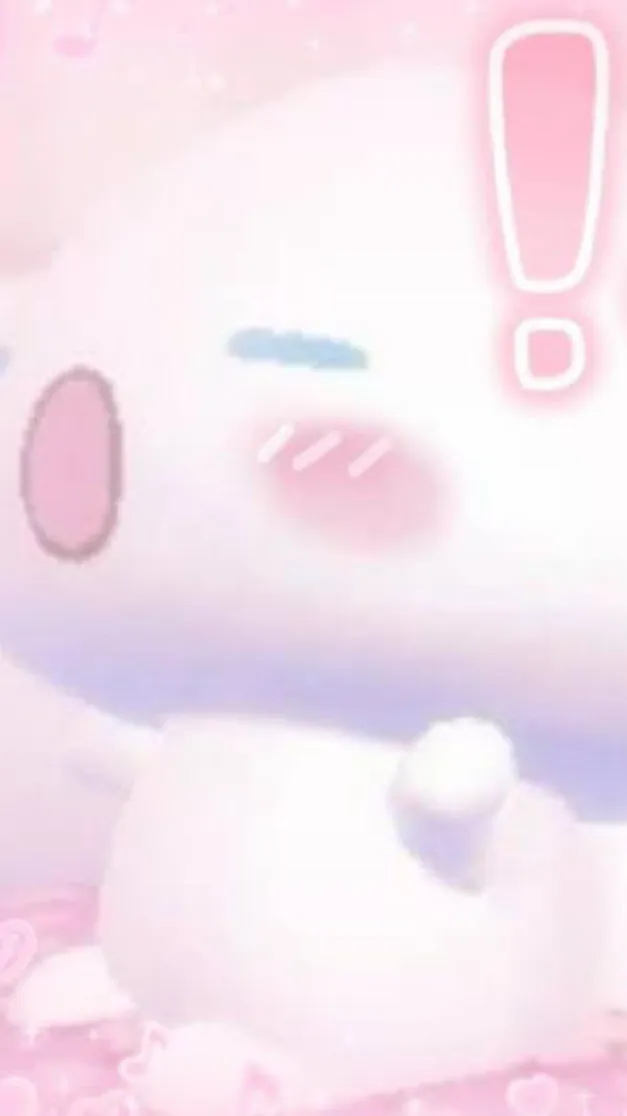 ai character: baby cinnamoroll! background