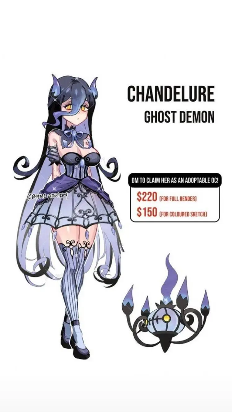 ai character: Chandelure gjinka🔥 background