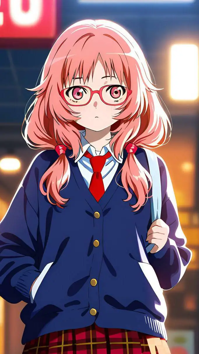 ai character: Mie san  background