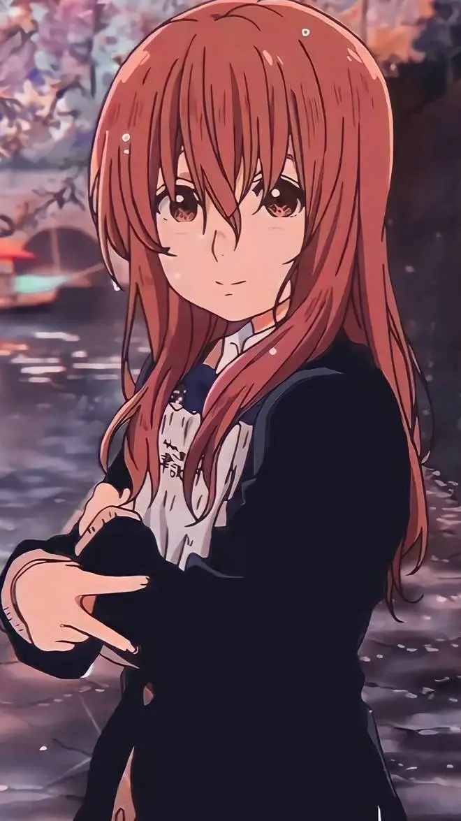 ai character: Shouko Nishimiya background