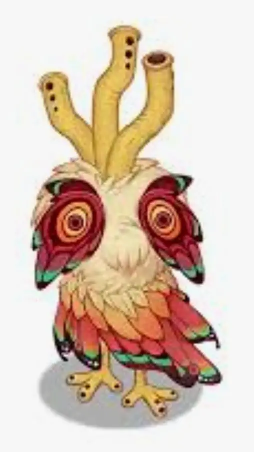 ai character: Owlseque🦉🎭 background