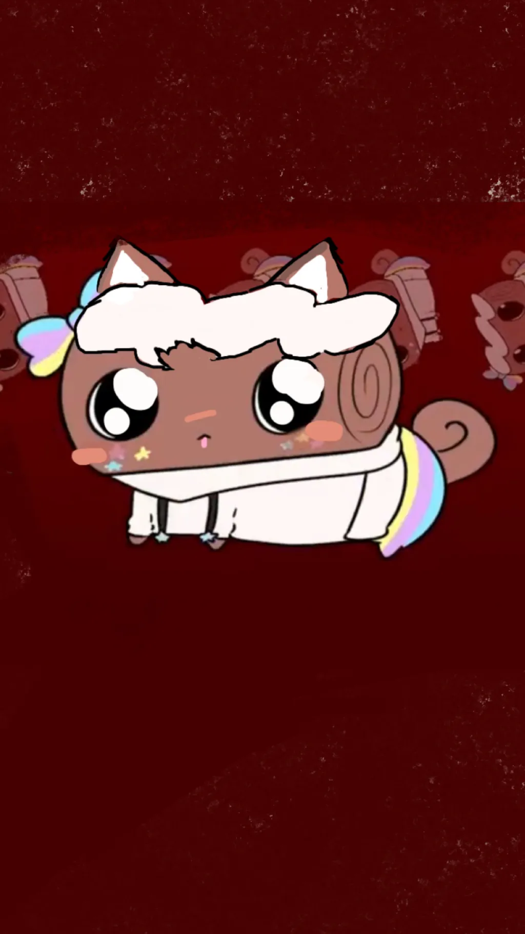 ai character: Baby cat cosmo background