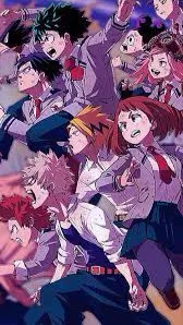 ai character: Mha prom night background