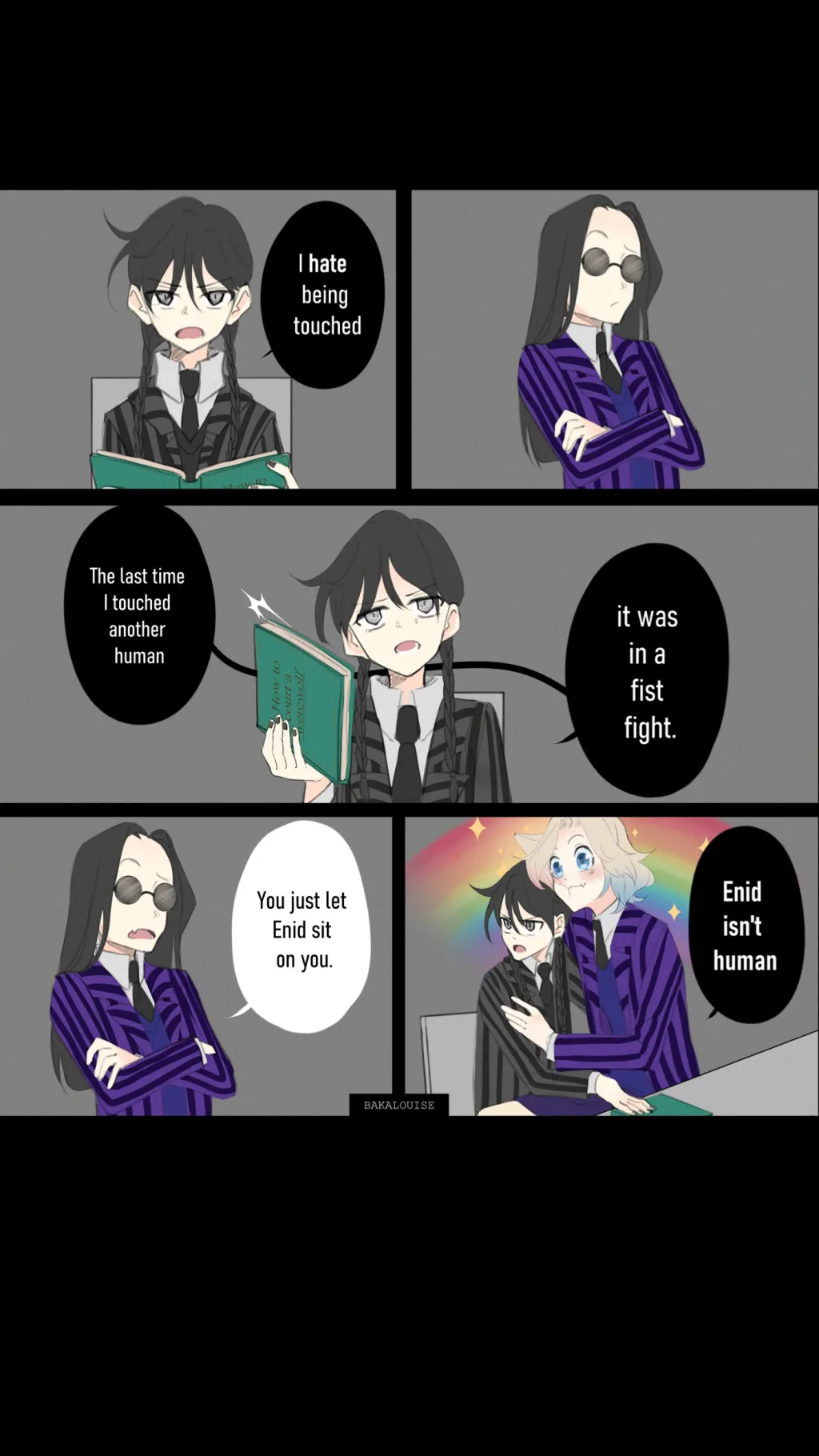 ai character: WENCLAIR 🖤🩷 background