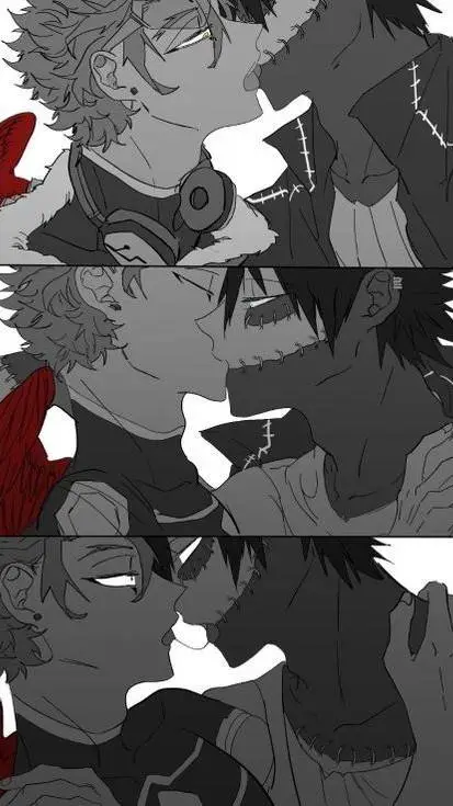 ai character: Dabi x Hawks💜💛 background