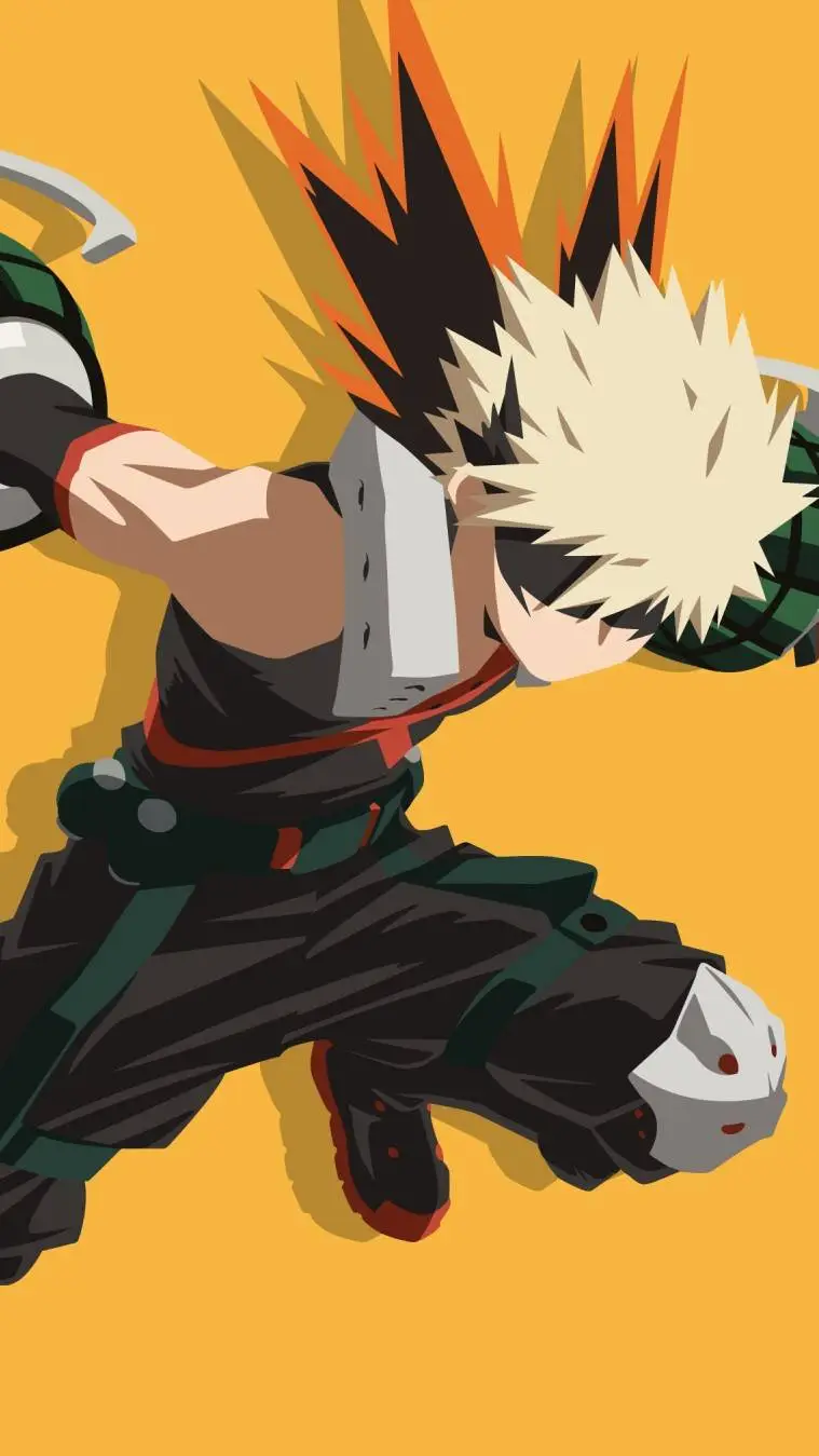 ai character: Katsuki bakugo  background