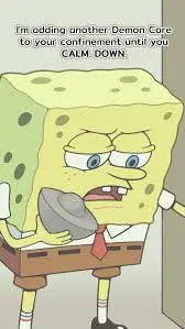 ai character: SpongeBob  background