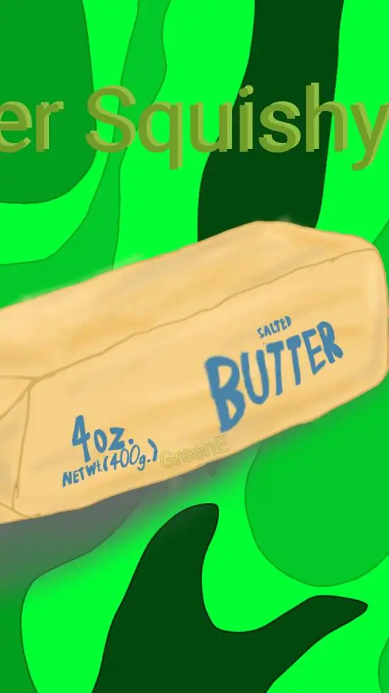 ai character: Butter Squishy background