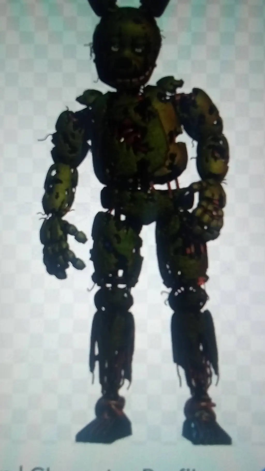 ai character: springtrap  background