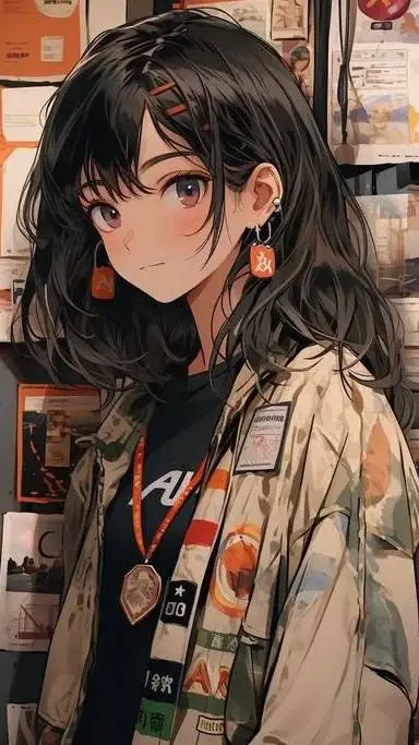 ai character: 🍓🍊Lisa🍊🍓 background