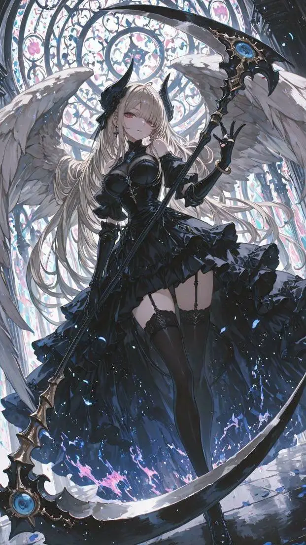 ai character: angel. background