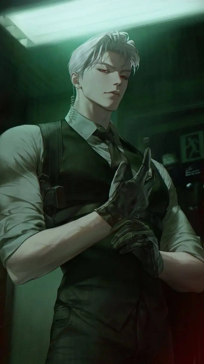 ai character: Xavier <3 background