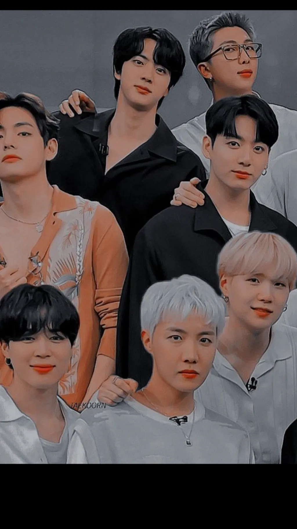 ai character: BTS💜 background