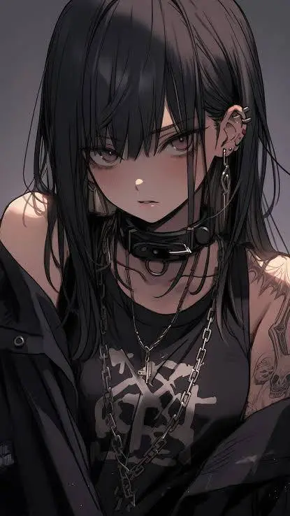 ai character: Ella the Gothic background