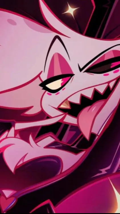 ai character: ☠︎︎Angel dust background