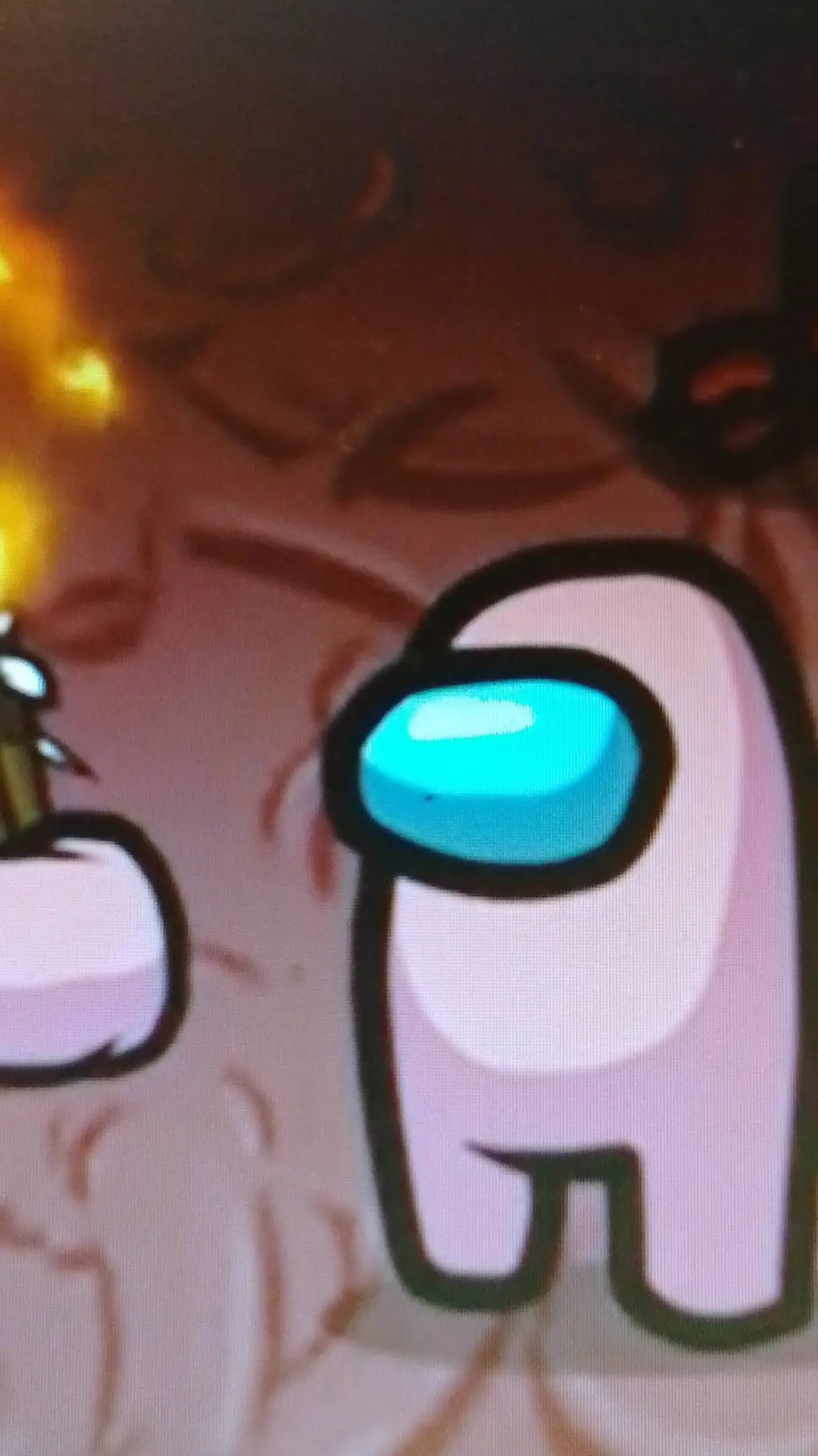 ai character: pink background