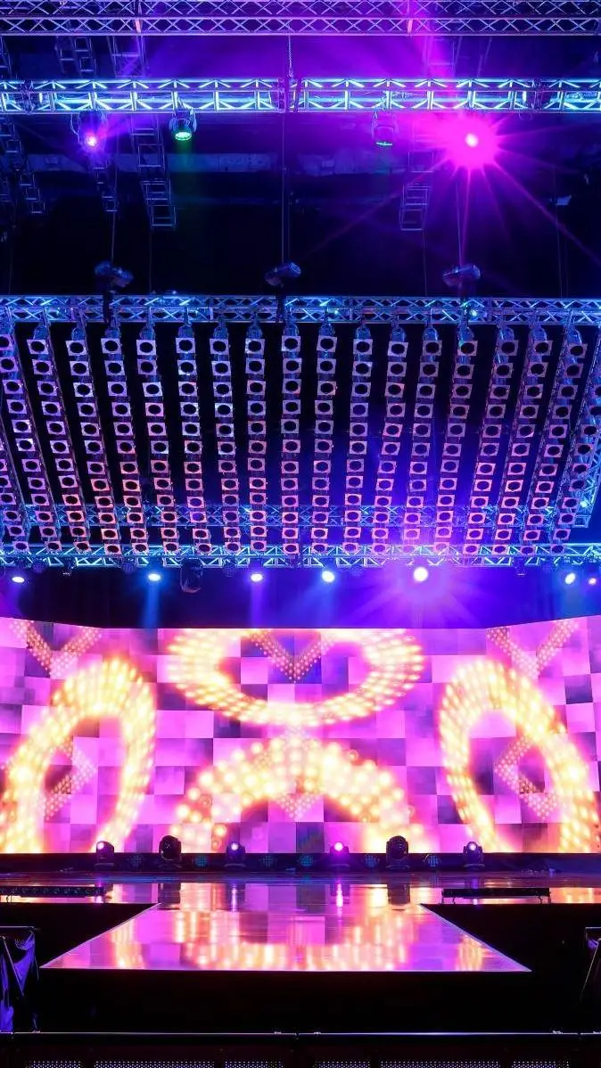 ai character: Singing show. background