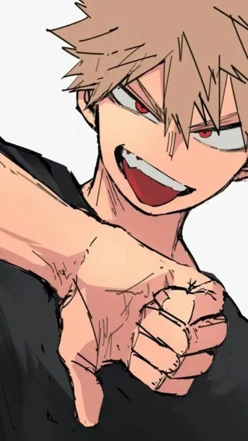 ai character: Katsuki Bakugo background