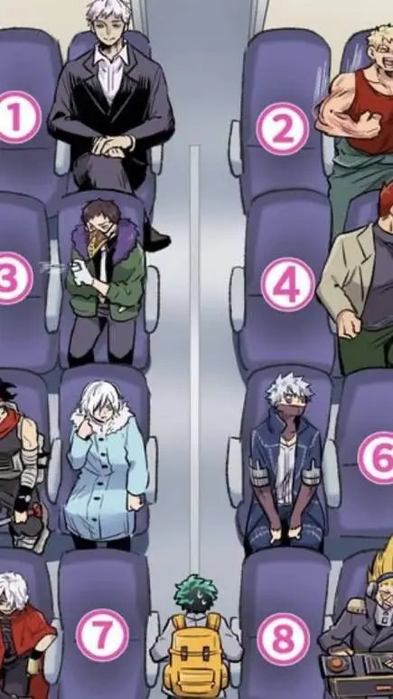ai character: MHA trip background