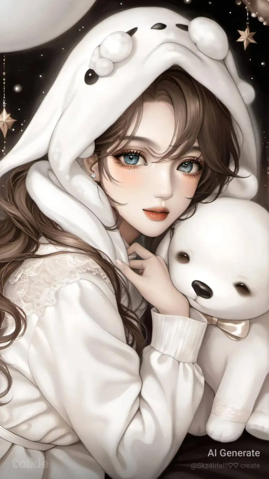 ai character: Luna background