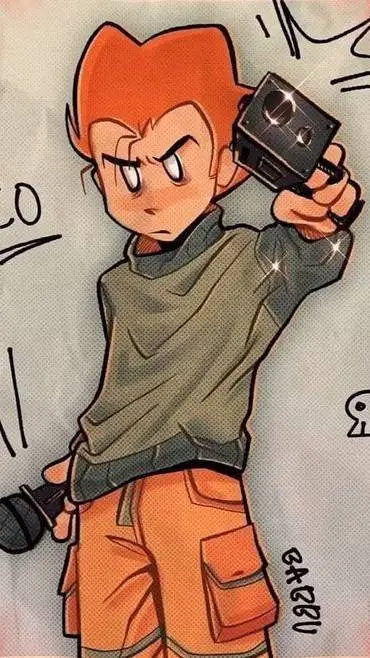 ai character: pico x ???  background