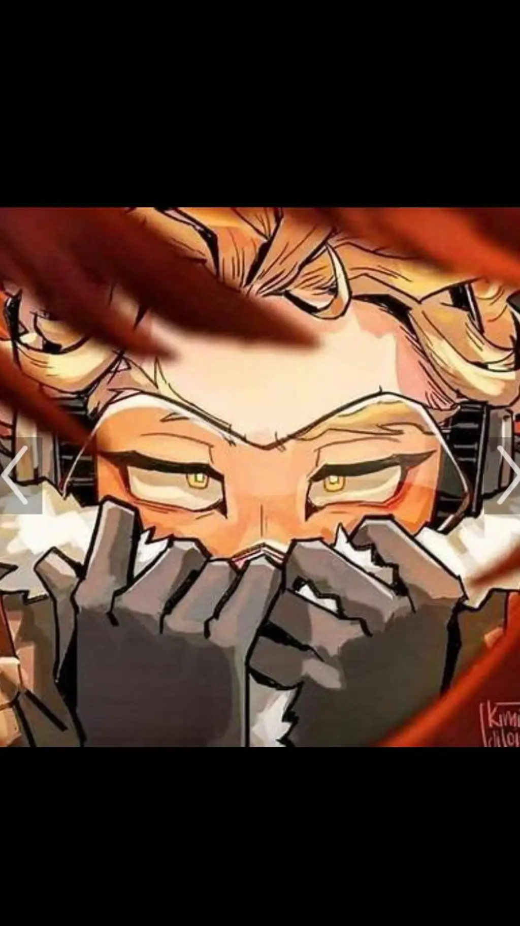 ai character: hawks mha background