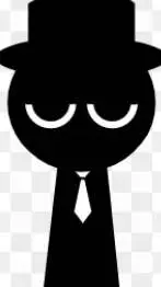 ai character: Black background