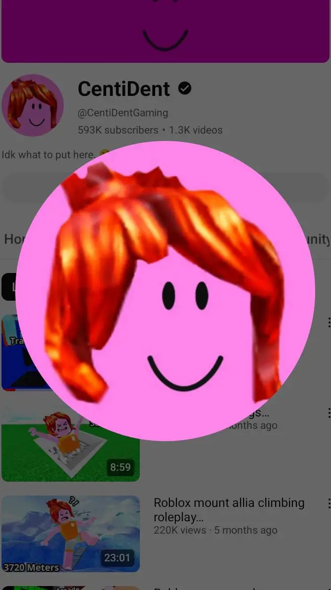 ai character: CentiDent background