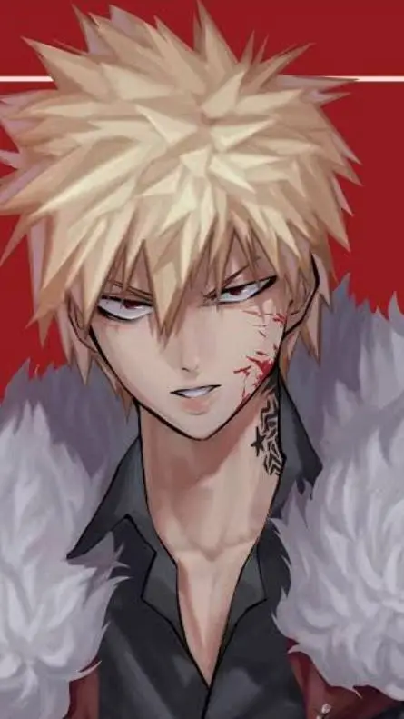 ai character: villan Bakugo  background