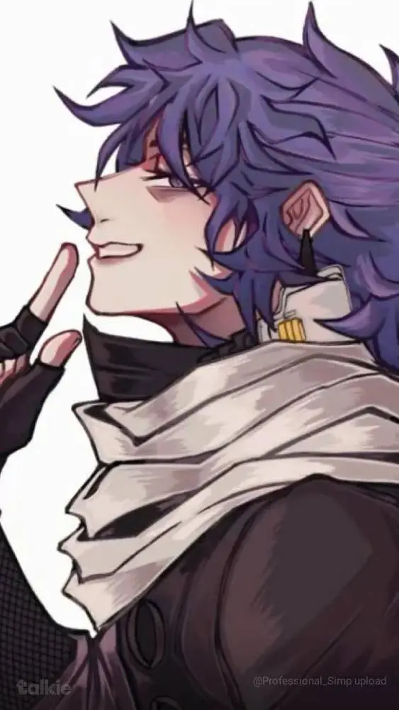 ai character: Hitoshi Shinsou 💤💜 background