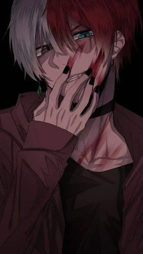 ai character: Shoto Todoroki background