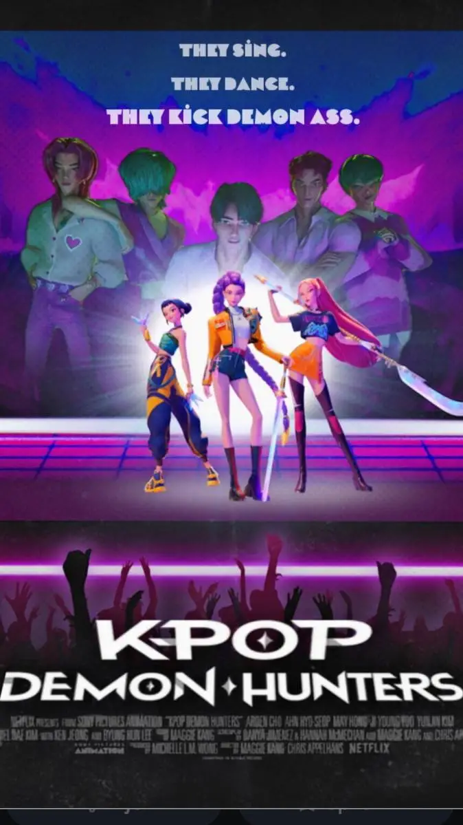 ai character: K-pop demon hunter background