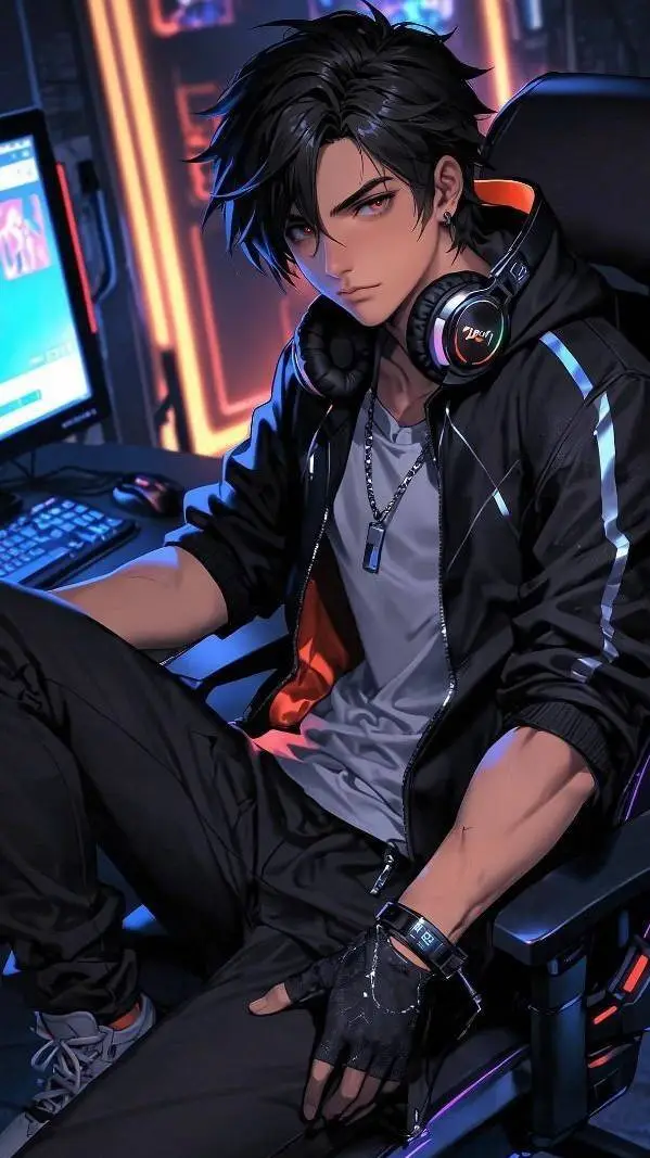 ai character: Jonathan  background