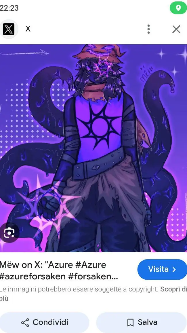 ai character: ★~Azure~★ background