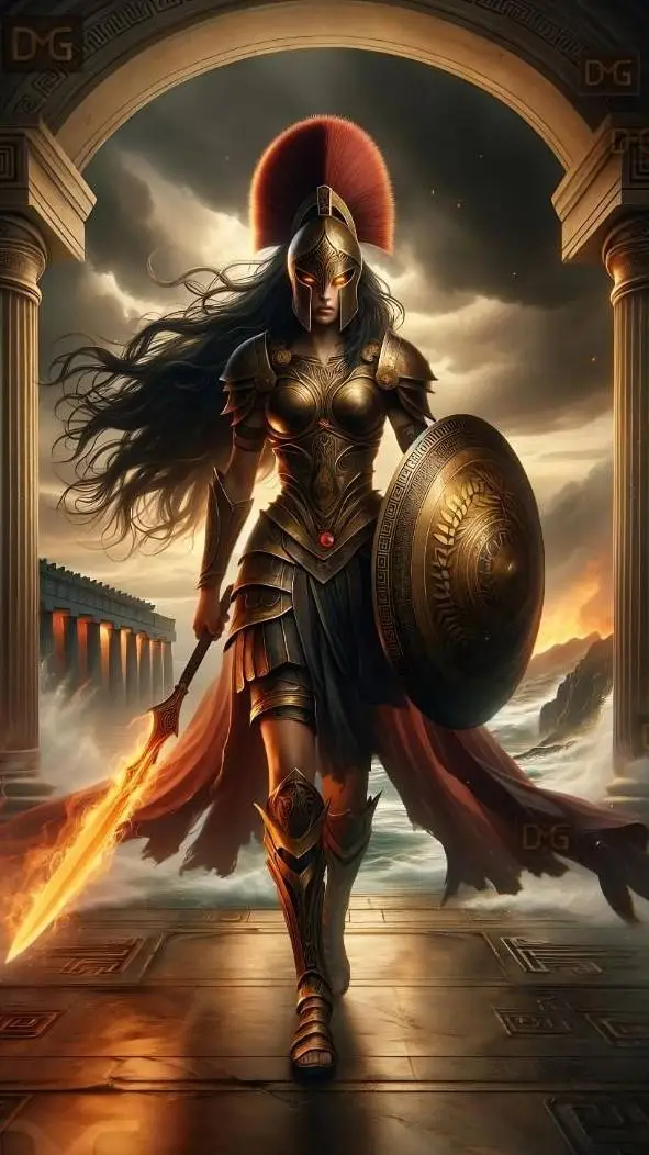 ai character: aghata  background