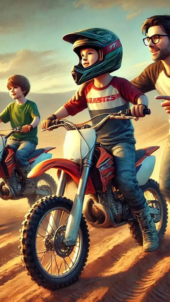 ai character: motocross family background
