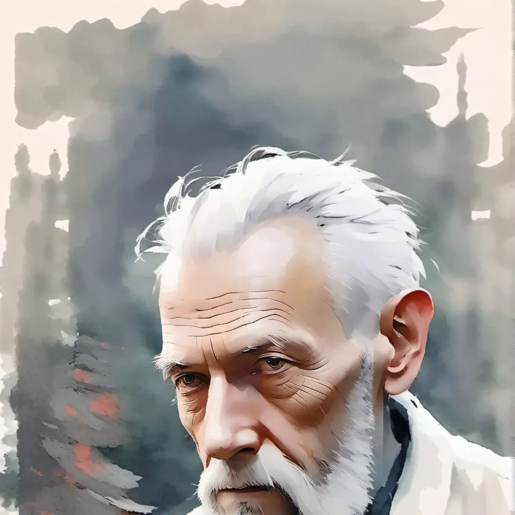 chat with ai character: Weird old man