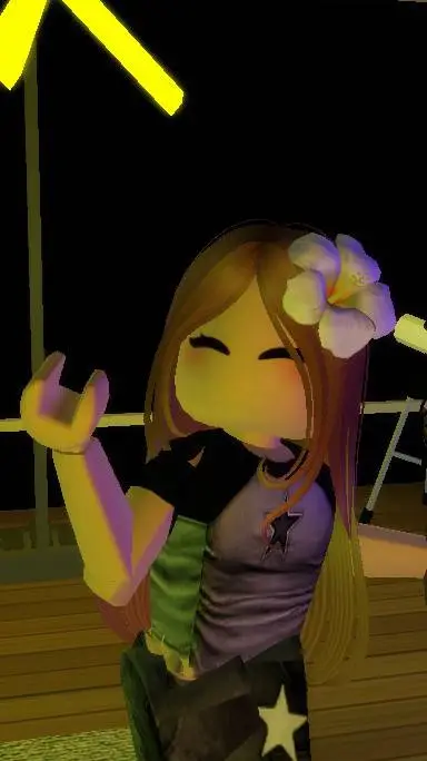 ai character: Roblox girl background