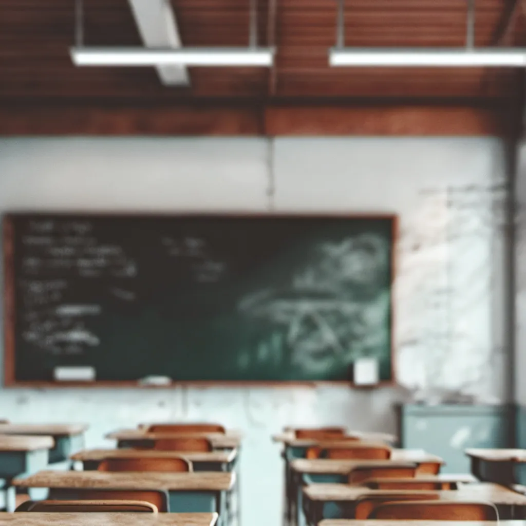 chat with ai character: classroom